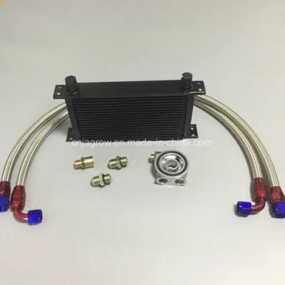 High Performance Mocal 19 Row Oil Cooler Kit with Thermostatic Sandwich Adapter