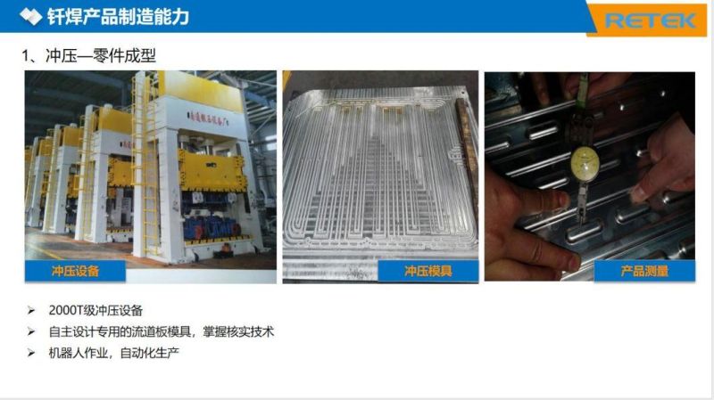 Rechargeable Battery Vehicle Water Liquid Cold Aluminum Cooling Plate