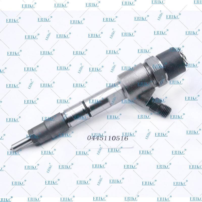 Erikc 0 445 110 516 Diesel Engine Bosch Fuel Injector Assembly 0445110516 Common Rail Spare Parts Injector Bosch