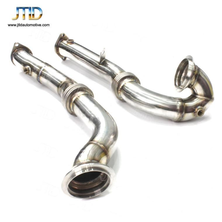 Factory Price Polished Straight Exhaust Downpipe for BMW X6 N54