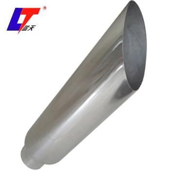 Titanium Customized Exhaust Tips Muffler Silencer with Pipe Polished SS304