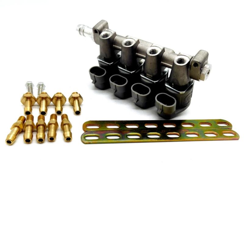 Llano Grey Ln-Lig1 Injector Rail for Multi-Cylinder Engine