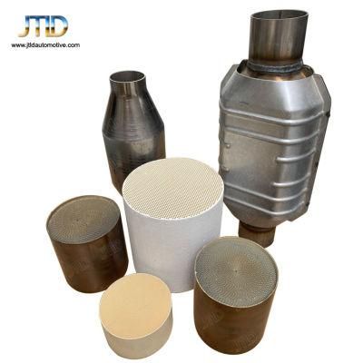 High Quality Performance Universal Exhaust Pipe Customized 3 Way Metallic Ceramic Honeycomb Converter Catalytic