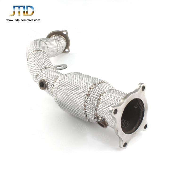 304 Ss Heatshielded Exhaust Downpipe with Cat for Audi A4 B8