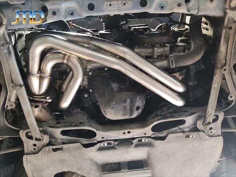 304 Stainless Steel Exhaust Pipe Unequal Length Manifold Header for Toyota 86