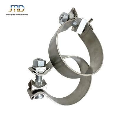 Universal Stainless Steel Aluminized Heavy Duty Exhaust Pipe Sleeve Butt Joint Band Clamp