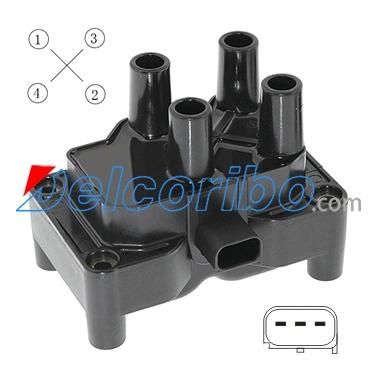 Ford 1350562 1459278.4m5g-12029-Za 4m5g12029za Ignition Coil