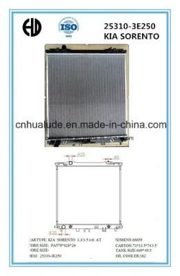 Aluminum Brazed Welding Auto Radiator for KIA