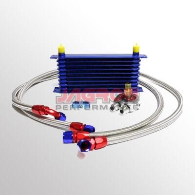 Race Car Parts Engine Transmission Oil Cooler Kit 10 Row