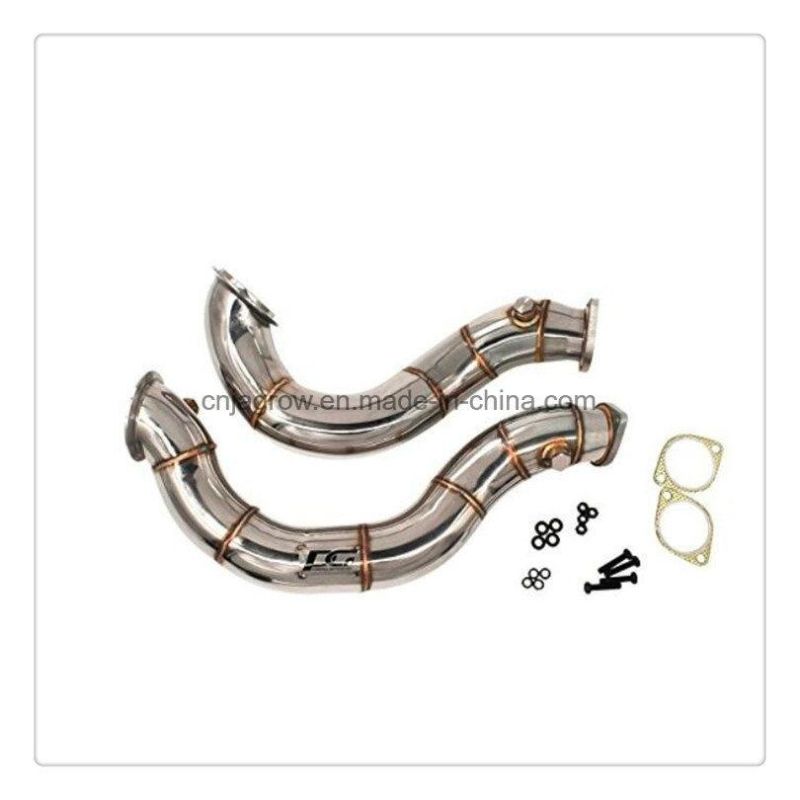 304 Stainless Steel TIG Weld Mirror Polish Downpipe for BMW N54 135I 335I 335is 1m E82 E88 E90 E91 E92 E93
