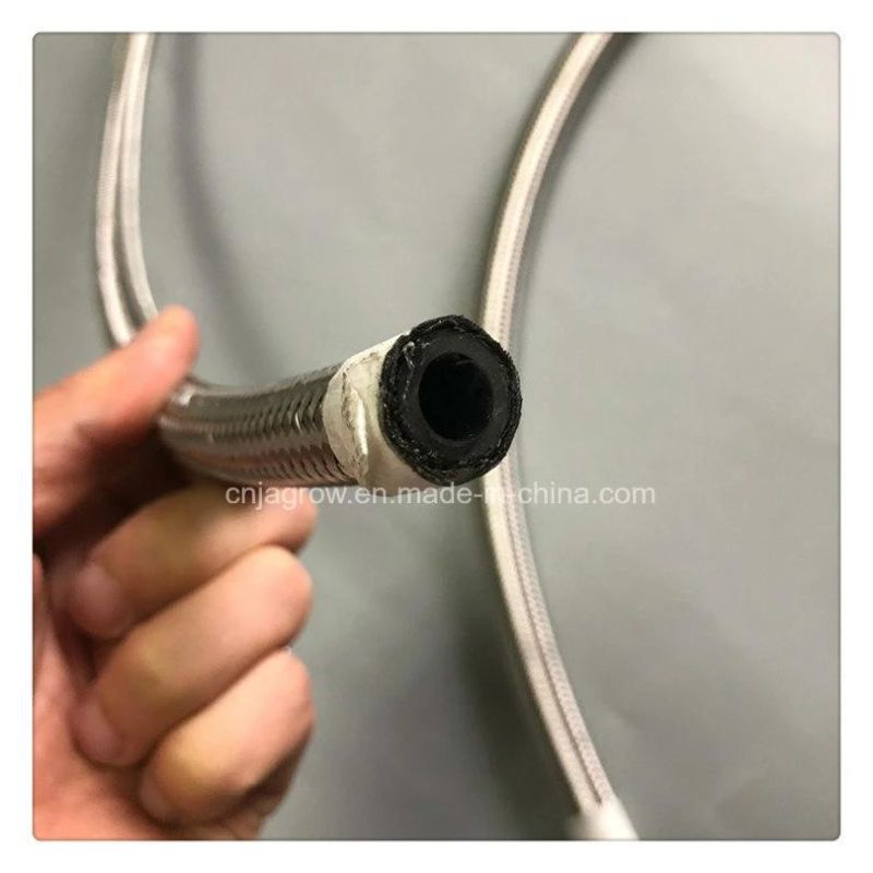 High Quality Stainless Steel Braided Outside Oil Hose with Rubber Inside