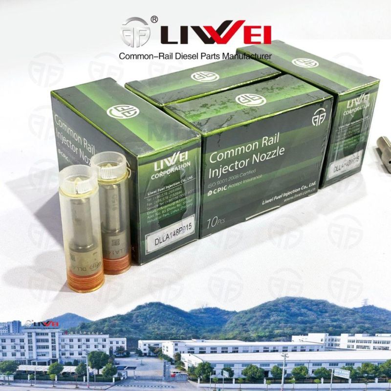 Liwei Brand Common Rail Diesel Nozzle Dlla148p821 for Injector 095000-5150/7560re524361/Re518726re53961/Se501936 for John Deer