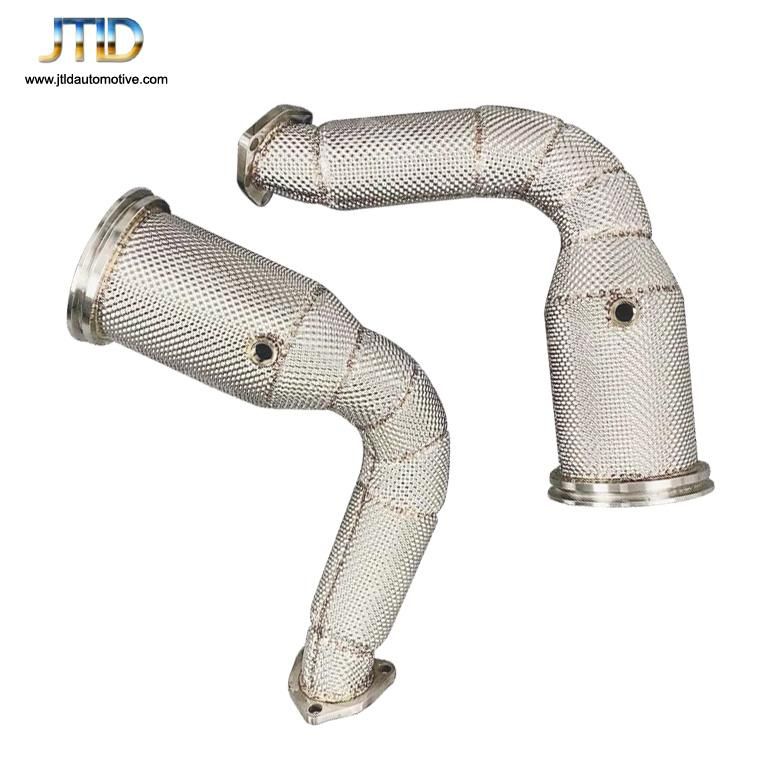 Performance Exhaust Downpipe with Heat Shield for Audi Rsq8 China V