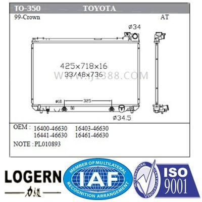 Auto Radiator for Toyota Crown&prime;98-00 Jzs175/at