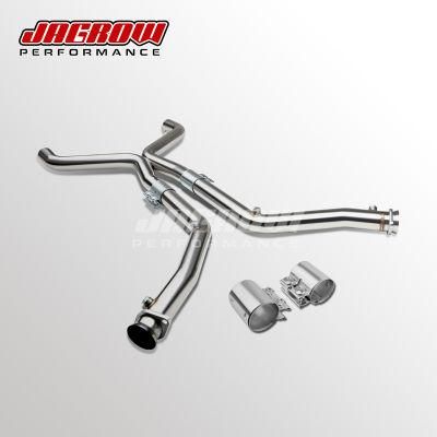 for 2011 to 2014 Ford Mustang Stainless Steel X -Pipe Exhaust Downpipe 3.7L V6 2012 2013