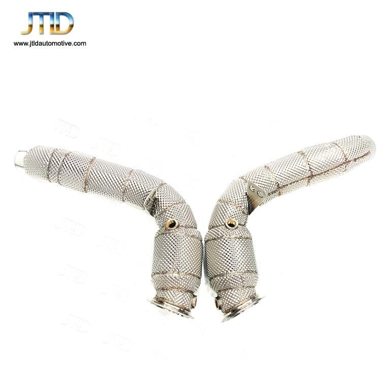 Catless Exhaust Downpipe with Heat Shield for BMW M5 F10