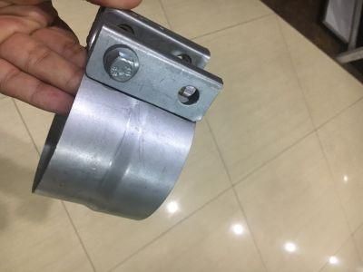 Car Exhaust 304 Stainless Steel Sport Rear Universal Muffler with Silencer Inside