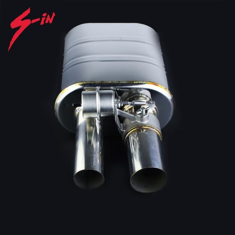 Universal Polished Auto Modified Exhaust Muffler/Silencer