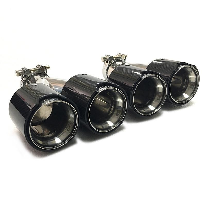 Universal Performance Stainless Steel Carbon Fiber Exhaust Durbl Tail/Tip