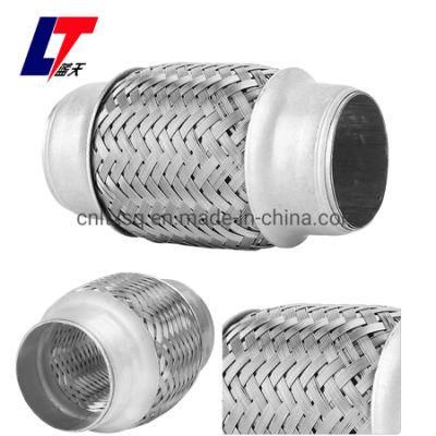 Stainless Steel Double Braid Flexible Exhaust Pipe for Car Exhaust Muffler Silencer