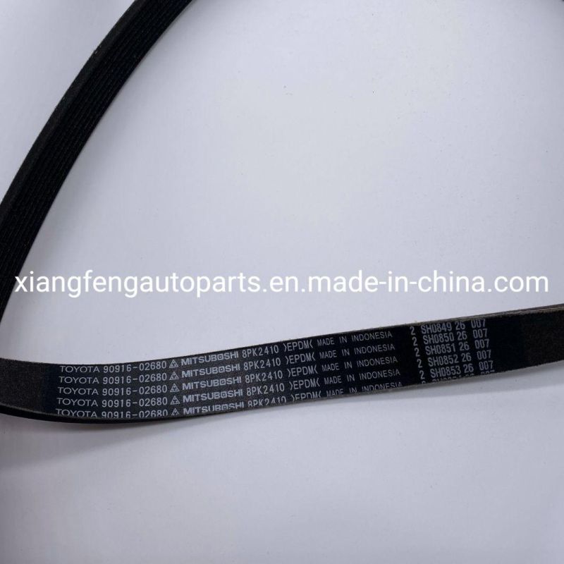 Automotive Engine Fan Belt for Toyota 90916-02680 8pk2410