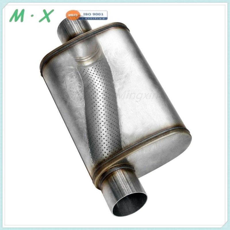 High Flow Customized Silencer Auto Parts Stainless Steel Universal Exhaust Muffler