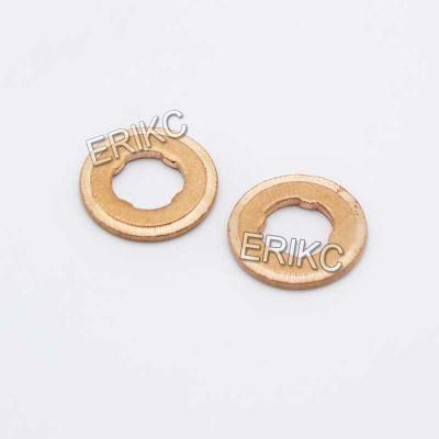 Erikc Common Rail Piezo Injector Nozzle Copper Washer Gasket E1023501 Fuel Injector Copper Washer Shims Thickness 1.5 mm 5 PCS / Bag