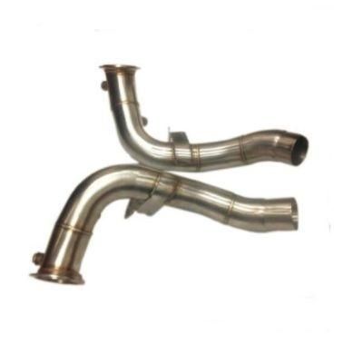 3&prime;&prime; Stainless Steel Catless Downpipe 2012+ BMW F10 F12 F13 F06 M5 M6