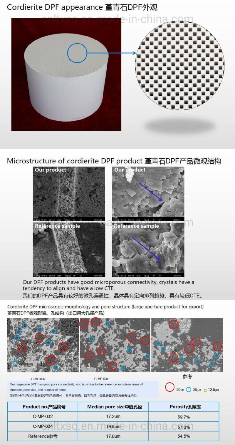 Ceramic Honeycomb Used in Catalytic Converter for Vehicle Emission Control