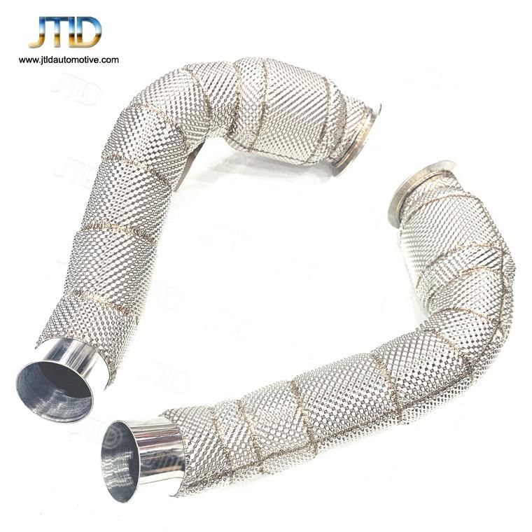 Catless Exhaust Downpipe with Heat Shield for BMW M5 F10