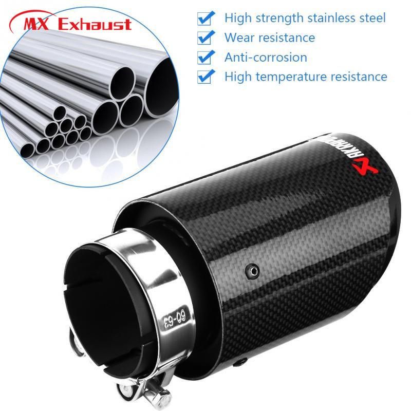 Hot Sales Universal Carbon Fiber Exhaust Tail/Tip Pipe Exhaust Pipes