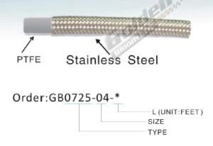 Ss304 Stainless Steel Braided Teflon Hose Hydraulic Hose