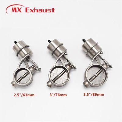 High Quality Racing Titanium Exhaust Cutout Valve Vacuum Actuator 3&quot;/ 76mm Pipe Open and Closed