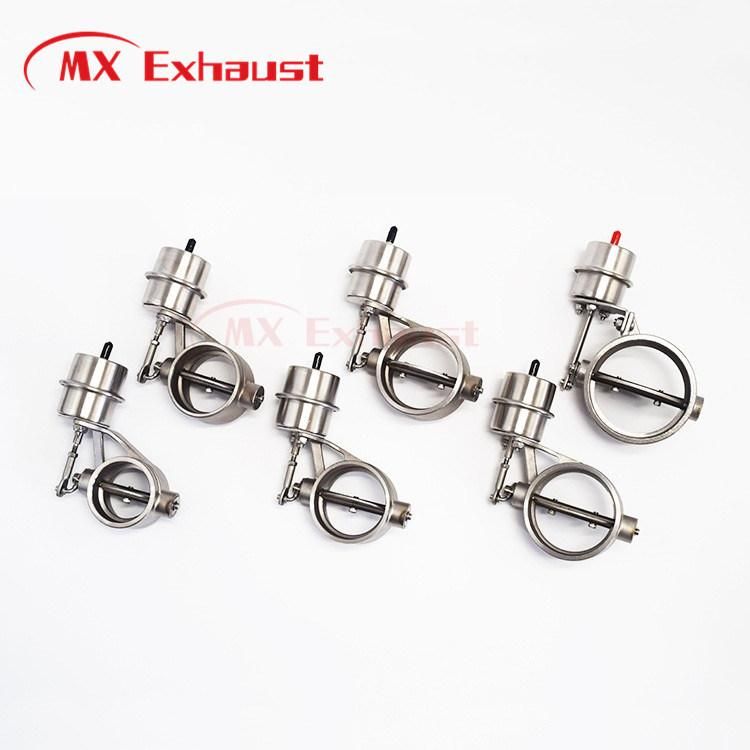 Hot Sales Stainless Steel Normally Open Exhaust Muffler Valve Universal Exhaust Vacuum Valve 2"/2.5"/3"