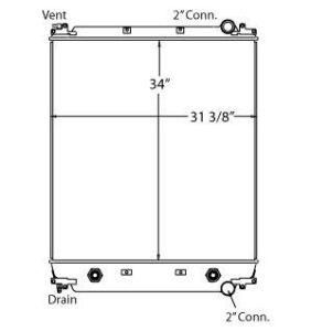 Truck Radiator Freight Liner Sterling (OE# 238646/ 437272)