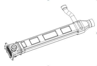 Egr Cooler for Mecedes Om460 07~09, OEM: A4601420679