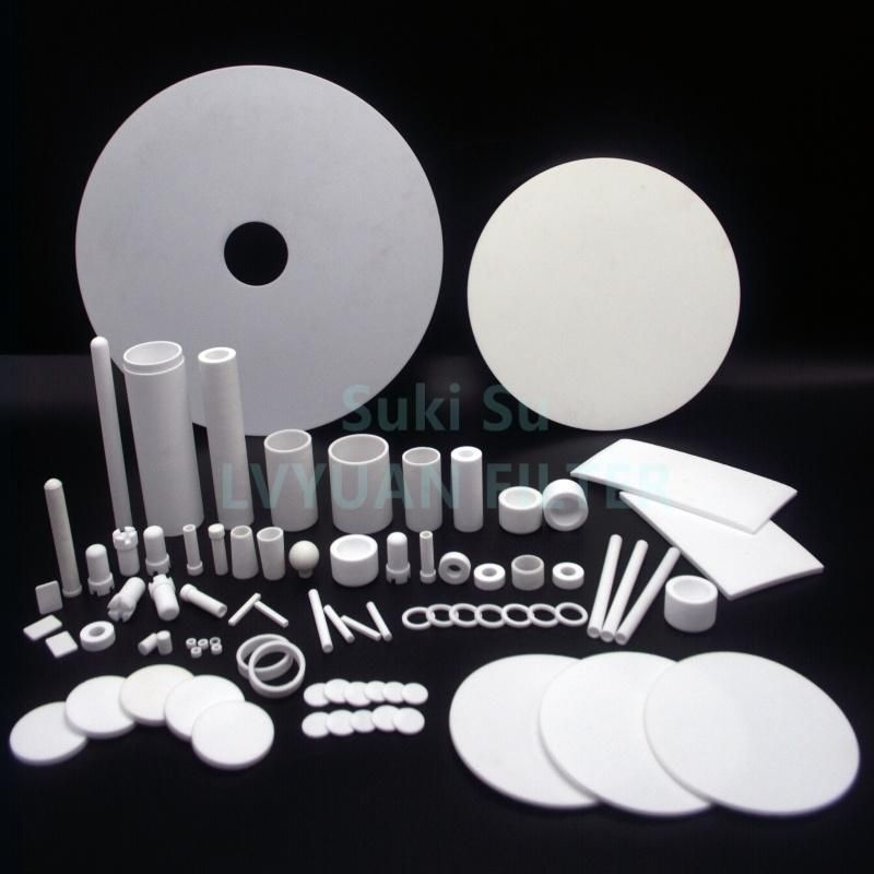 Microns Pneumatic Components Factory Sintered Porous PE Air Oil Filter Element Exhaust Silencer Plastic Muffler