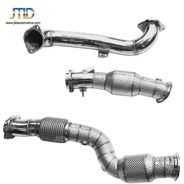 304 Stainless Steel Active Exhaust Downpipe for BMW G80 M3 G82 M4