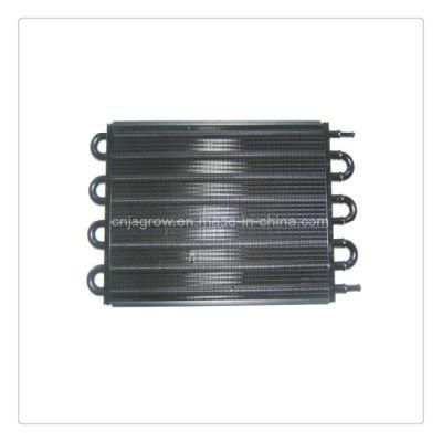 Tube Fin Transmission Oil Cooler 8 Pass with Side Plate