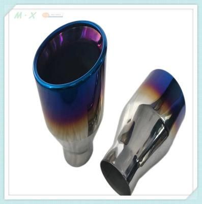 High Quality Exhaust Tip Blue Flexible Pipe Exhaust Muffler