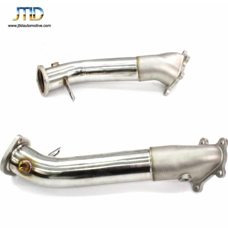 High Performance Polish or Heat Shield Exhaust Downpipe for Nissan Gtr 35