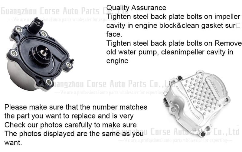 Auxiliary Coolant Water Pump Engine Water Pump for Audi-S VW-S Volvo-S Skoda-S 5n0965561A, 5n0-965-561A 