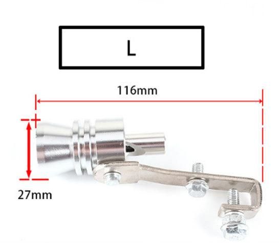 Automobile Turbine Whistle Exhaust Pipe Generator Sound Simulator Automobile Motorcycle Tail-Throat Modification Accessories