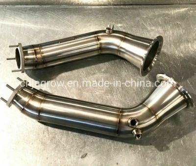 Hot Sale 304 Stainless Steel for Audi RS6 RS7 C8 4.0t 2019+ Exhaust Downpipe