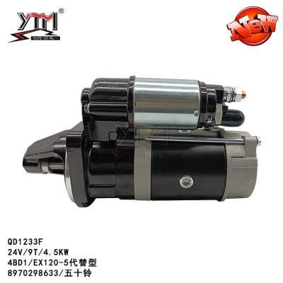 Ytm Starter Motor Qd1233f - Cw/24V/9t/4.5kw Same as Original Engine Parts for OE 8970298633