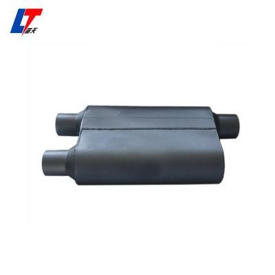 Custom Baffled Racing Exhaust Muffler Offset/Dual