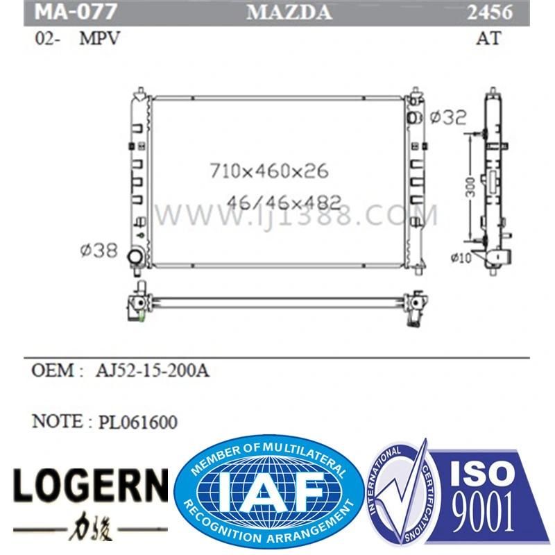 Ma-077 Auto Brazing Radiator for Mazda Mpv′02-05 at Dpi: 2456