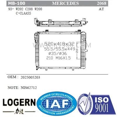 Radiator Assy for Benz for W202/C208/W208 C-Claass&prime;93-97 at