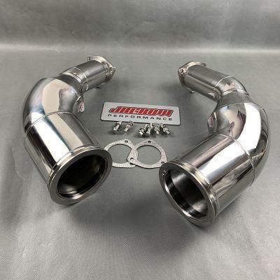 Full SS304 Downpipe with Heat Shield for Audi RS6 RS7 C8 2019+