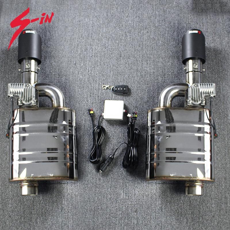 New Design SS304 Worm Electric Valve Muffler Kit with Remote
